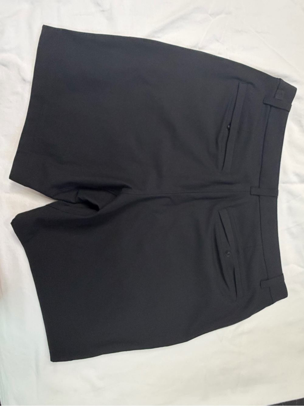lululemon athletica Men's Flat Front Black Shorts